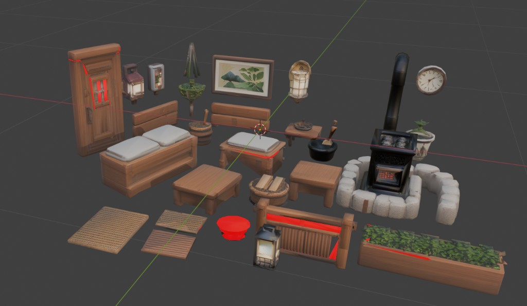Blender viewport cleanup